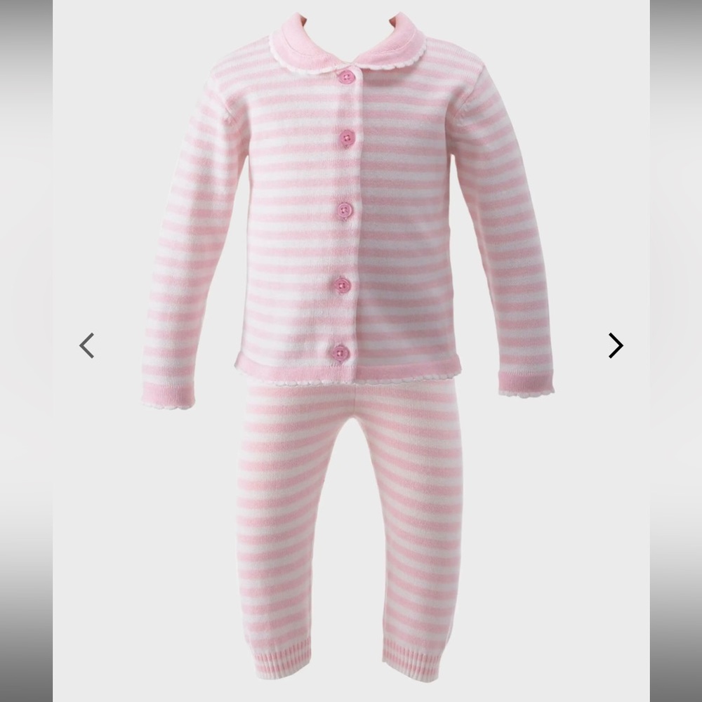 Rachel Riley Pink Stripe Set